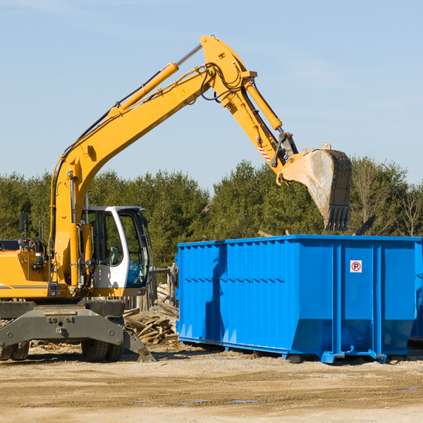 how does a residential dumpster rental service work in Brook Highland